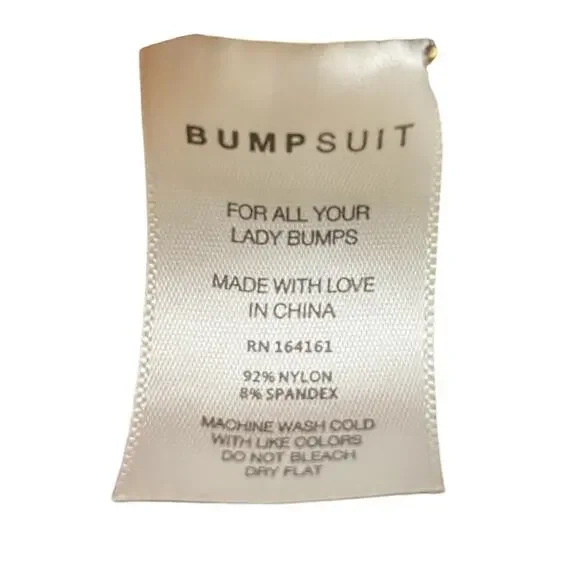 Bumpsuit Penelope Maternity Jumpsuit Turtleneck Long Sleeve Mocha Pregnant Sz S